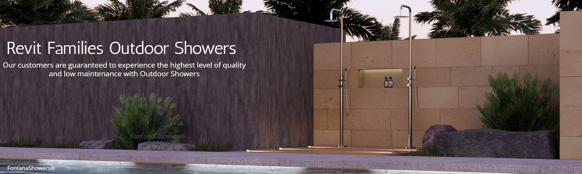 Revit Families Outdoor Showers